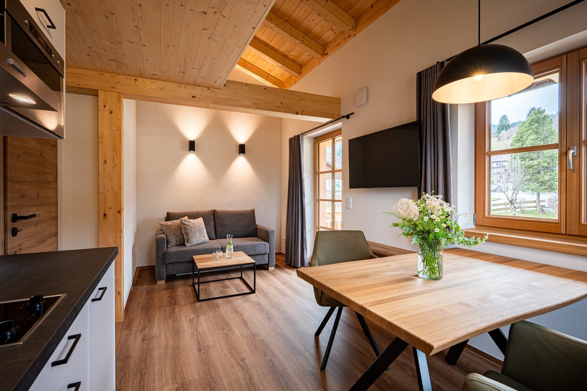 Beleuchtung in einer Ferienwohnung der Alpenrose
