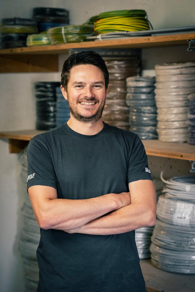 Florian Sprinkart, Elektroniker für Energie- und Gebäudetechnik bei Elektro Wolf